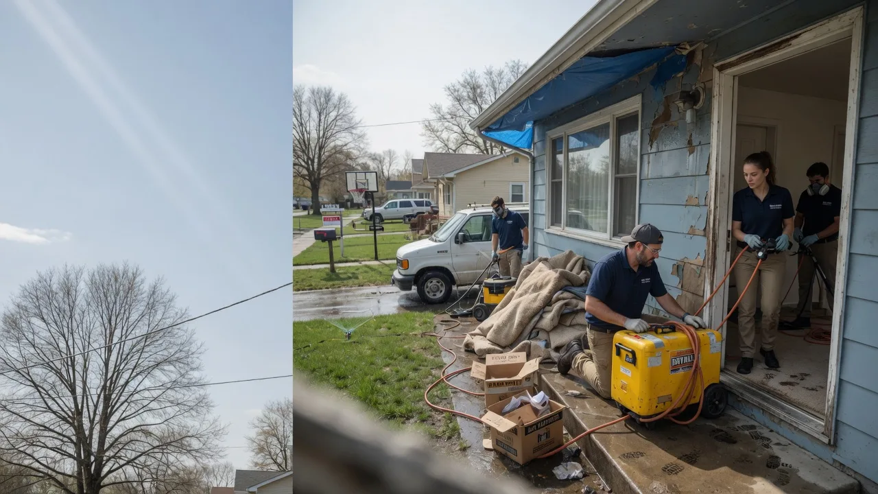 Basement Flood Cleanup in Grant Town, WV near me